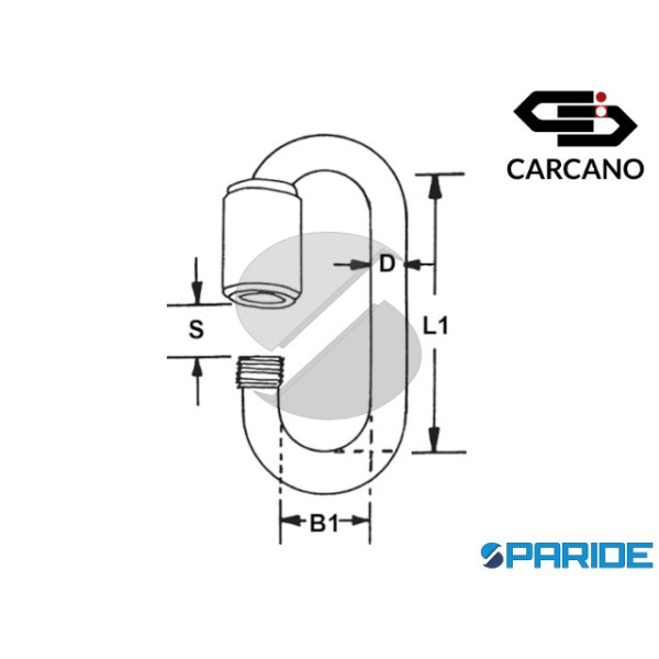 MAGLIA RAPIDA ZINCATA 4 MM