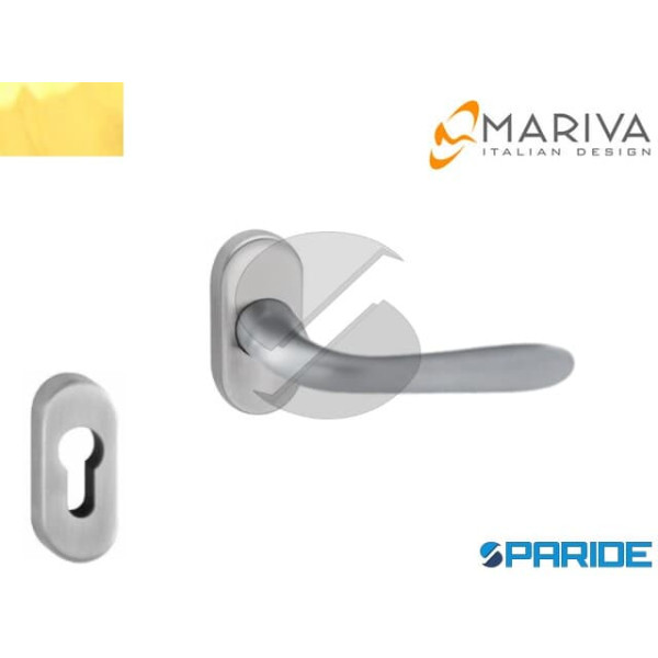 MANIGLIA 1126 SIDNEY MARIVA ROSETTA OVALE BOCCHETT...