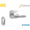 MANIGLIA 1126 SIDNEY MARIVA ROSETTA OVALE BOCCHETTA FORO YALE MARITECH LUCIDO VERNICIATO