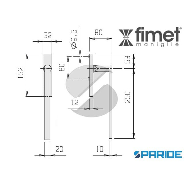 MANIGLIA ALZANTE AUSTRIA 102K YALE NERO OPACO SCORREVOLI
