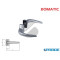 MANIGLIA DOPPIA GIOTTO C2053 ARGENTO DOMATIC