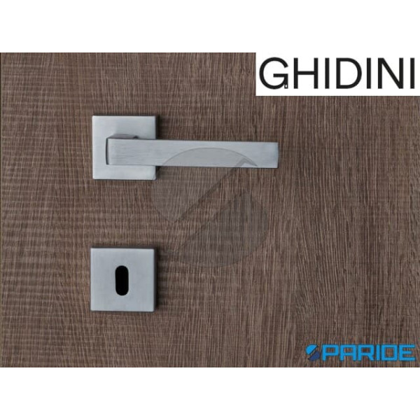 MANIGLIA GM08 Q8 RBQ45 CON MOLLA ZALOR CROMO SATINATO GHIDINI 6GM08241013S FORO PATENT