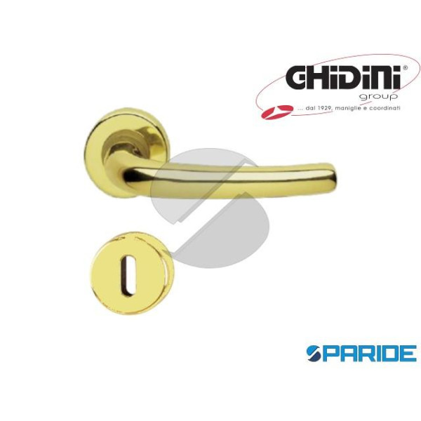 MANIGLIA MILENA Q8 RB OTTONE LUCIDO GHIDINI 557442...