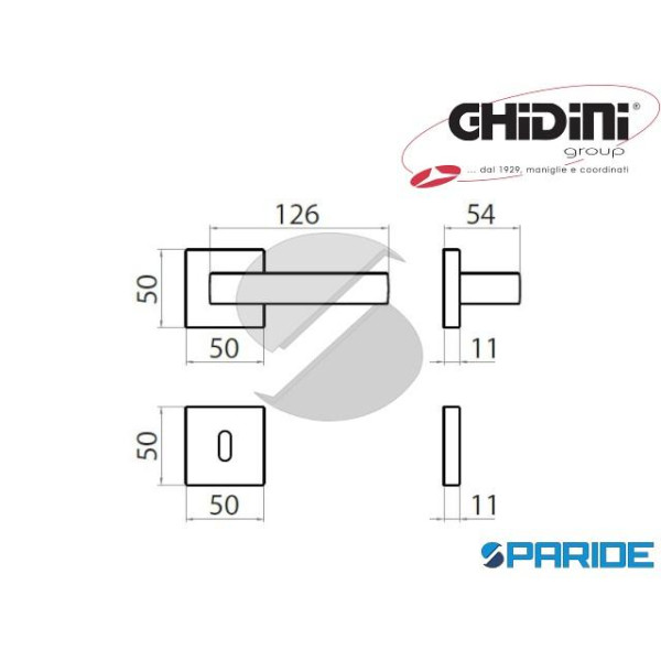 MANIGLIA YORK-Z Q8 RBQ CON MOLLA ZALOR CROMO SATINATO GHIDINI 66460281013 FORO PATENT
