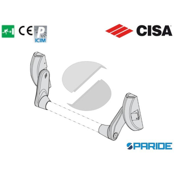 MANIGLIONE ANTIPANICO 59011 10 CISA FAST PUSH