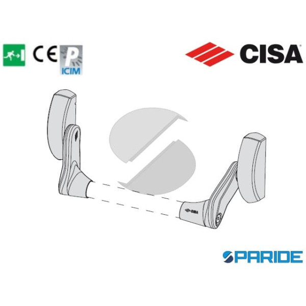 MANIGLIONE ANTIPANICO 59607 10 0 FAST PUSH CISA