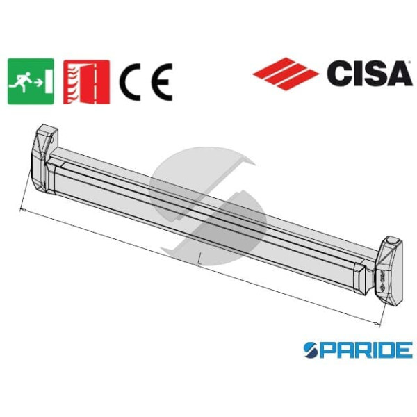 MANIGLIONE ANTIPANICO ALPHA TOUCH 5M711 16 0 CISA L 1300 INFILARE