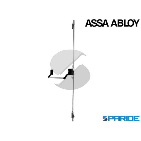 MANIGLIONE ANTIPANICO ARTIGLIO E 25 NF9903\25 ASSA ABLOY 3 CHIUSURE GRIGIO