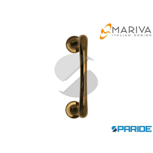 MANIGLIONE GARDA OTTONE SU ROSETTA 205 MARIVAZINCA...