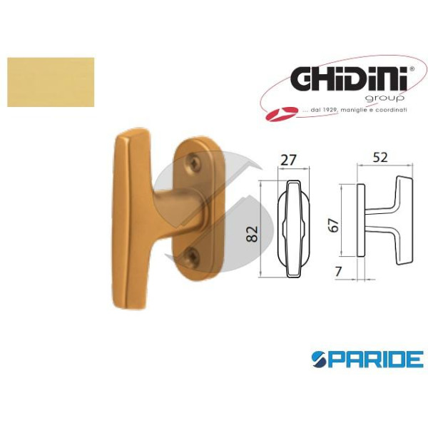 MARTELLINA 3013 Q7 ANODIZZATO ORO 73013521003 GHIDINI