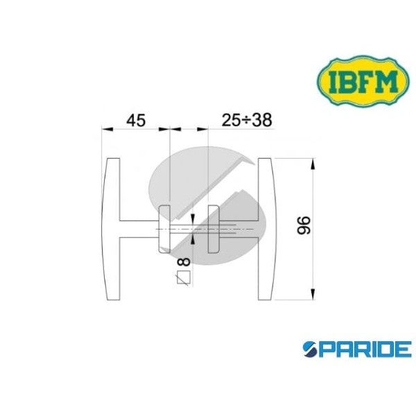 MARTELLINA REGOLABILE 437\M IBFM NERA BASCULANTE
