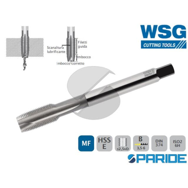 MASCHIO A MACCHINA 6028 M18 P1,50 WSG DIN13 PASSAN...