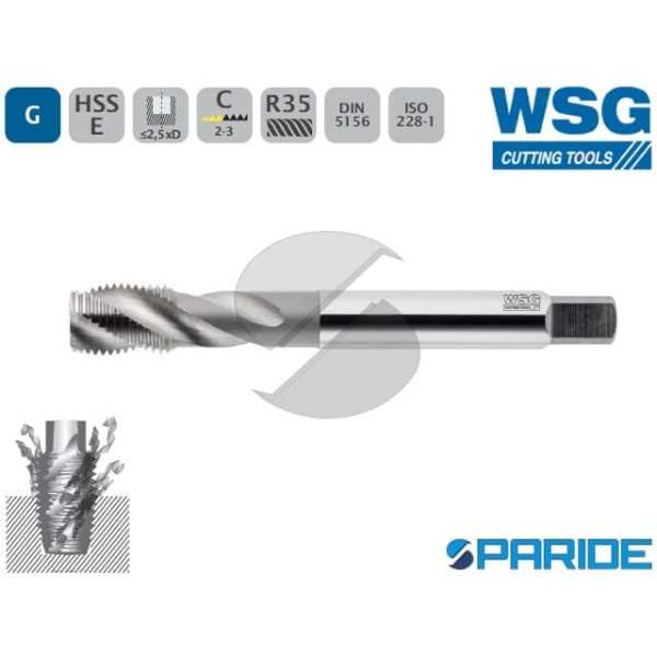 MASCHIO A MACCHINA 6134 G 3\4 GAS WSG HSS-E ELICA ...