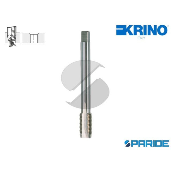 MASCHIO A MACCHINA INOX 10259 M8 P1,00 KRINO IMBOCCO CORRETTO PASSO FINE