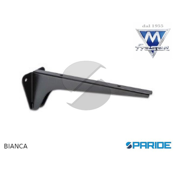 MENSOLA PORTAPIANI 258 L 180 MM BIANCA