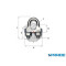 MORSETTO A CAVALLOTTO INOX 2 MM AISI 316