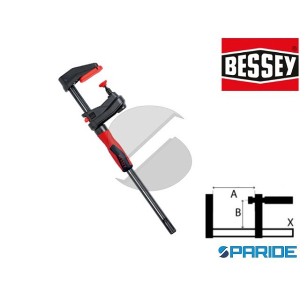 Bessey EZS60-8 Strettoio Utilizzabile con Una Sola Mano 
