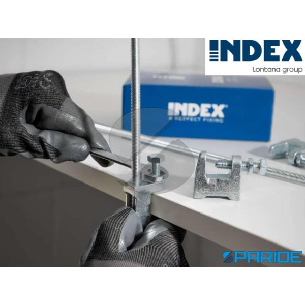 MORSETTO PER TRAVI METALLICHE M8 SU-MO INDEX