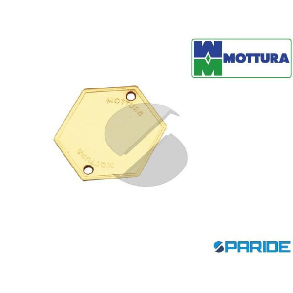 MOSTRINA COPRIFORO CIECA 95146000C1 OTTONE MOTTURA