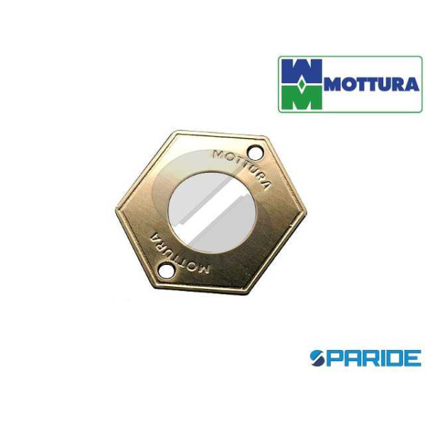 MOSTRINA COPRIFORO D 25 95148250C1 MOTTURA OTTONE ...