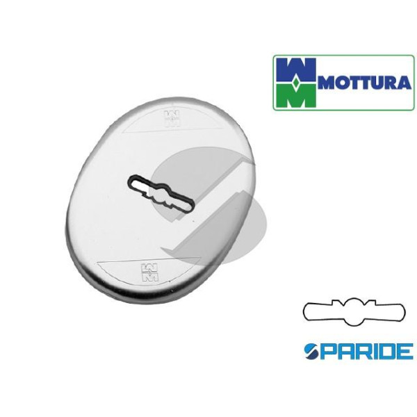 MOSTRINA CROMO SATINATO 95405CS0C1 DOPPIA MAPPA MO...