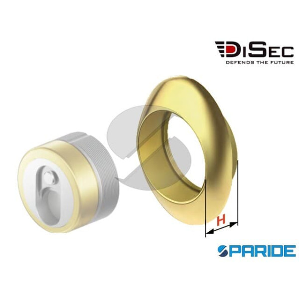 MOSTRINA FILETTATA ANTISTRAPPO A5757 DISEC OTTONE ...