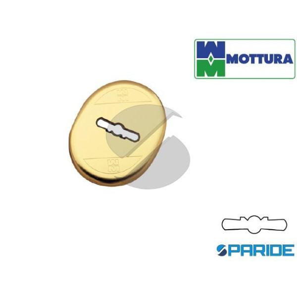 MOSTRINA OTTONE LUCIDO 95323OT0C1 DOPPIA MAPPA MOT...