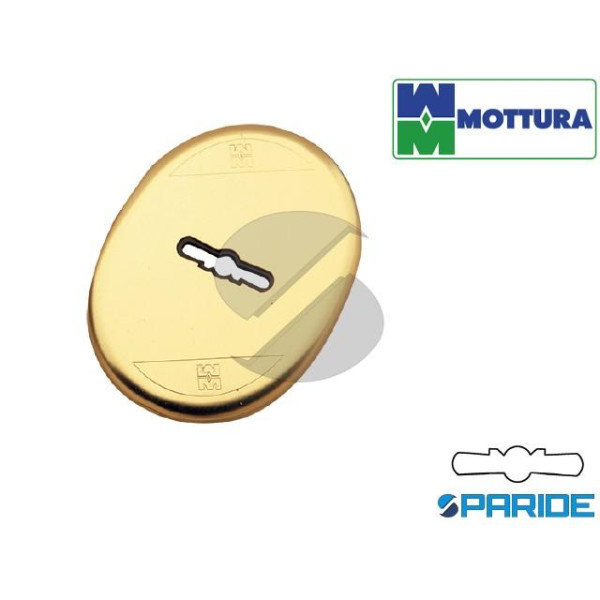 MOSTRINA OTTONE LUCIDO 95405OT0C1 DOPPIA MAPPA MOT...