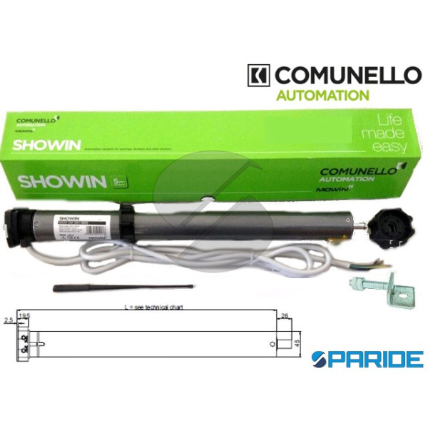 MOTORE SHOWIN L 500 MM MS45SM50H0B00 COMUNELLO PER...