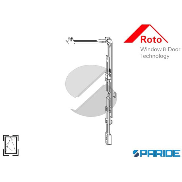 MOVIMENTO ANGOLARE CORTO 260284 ROTO NT CON 1 NOTTOLINO V