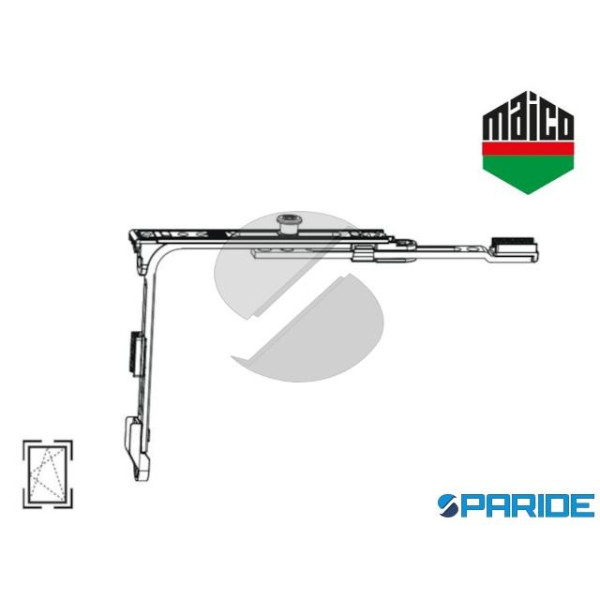 MOVIMENTO ANGOLARE CORTO STANDARD 222203 MAICO MULTI MATIC CON 1 FUNGO