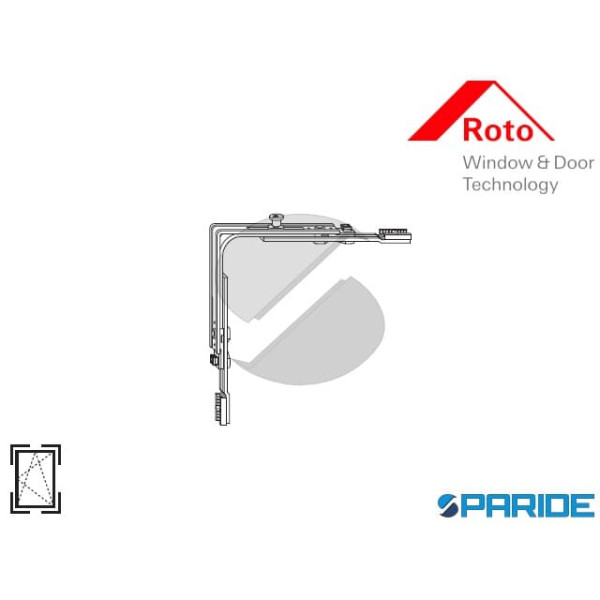 MOVIMENTO ANGOLARE STANDARD 260272 ROTO NT CON 1 NOTTOLINO V
