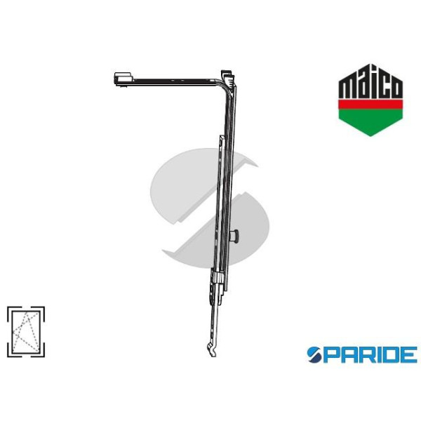 MOVIMENTO ANGOLARE VERTICALE 222215 MAICO MULTI MATIC CON 1 FUNGO PROLUNGABILE