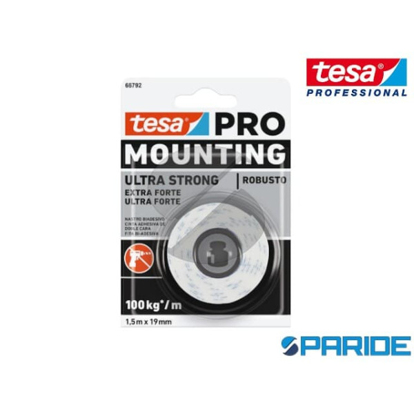 NASTRO BIADESIVO 1,5MT X 19 MM MOUNTING PRO ULTRA ...