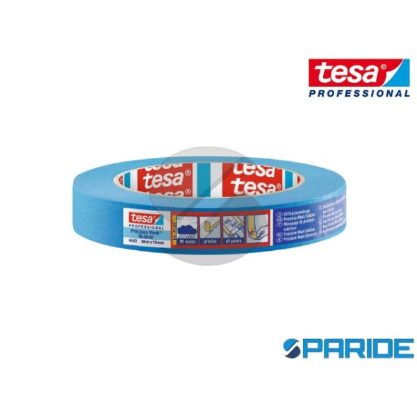 NASTRO CARTA ADESIVO 50MT X 19MM BLU 4440 TESA PER...
