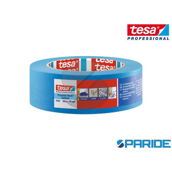 NASTRO CARTA ADESIVO 50MT X 38MM BLU 4440 TESA PER...