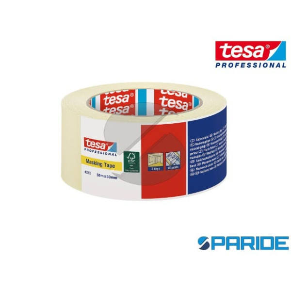 NASTRO CARTA ADESIVO 50MT X 50MM 4323 TESA