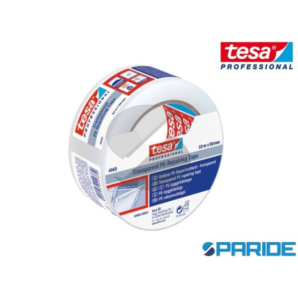 NASTRO IN PE 33MT X 50 MM TRASPARENTE 4668 TESA PE...