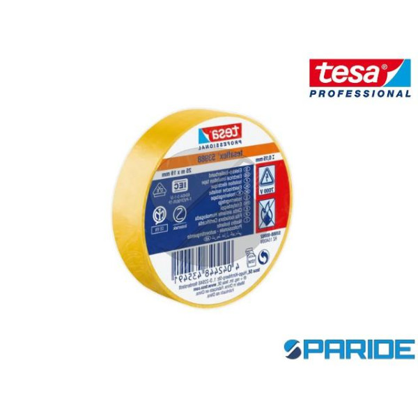 NASTRO ISOLANTE 10MT X 15MM GIALLO 53988 TESA