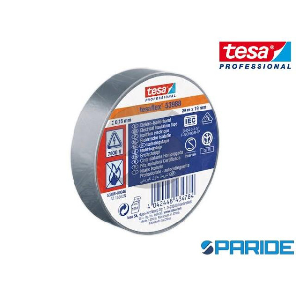 NASTRO ISOLANTE 25MT X 19MM GRIGIO 53988 TESA