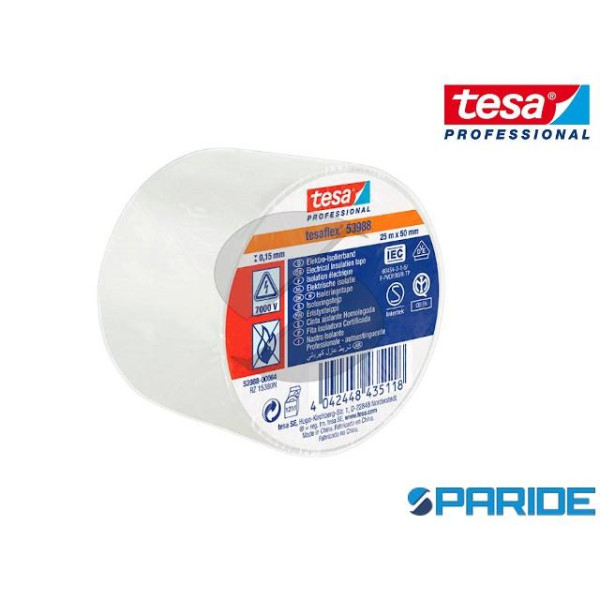 NASTRO ISOLANTE 25MT X 50MM BIANCO 53988 TESA