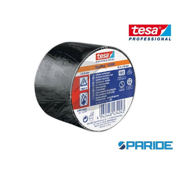 NASTRO ISOLANTE 25MT X 50MM NERO 53988 TESA