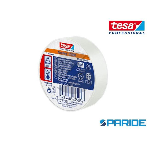 NASTRO ISOLANTE BIANCO 10MT X 15MM 53988 TESA