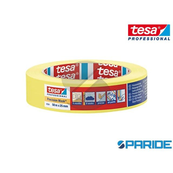 NASTRO MASCHERATURA 50MX25MM GIALLO 04334 TESA