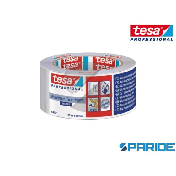 NASTRO STRONG IN ALLUMINIO 25MT X 50 MM 63652TESA