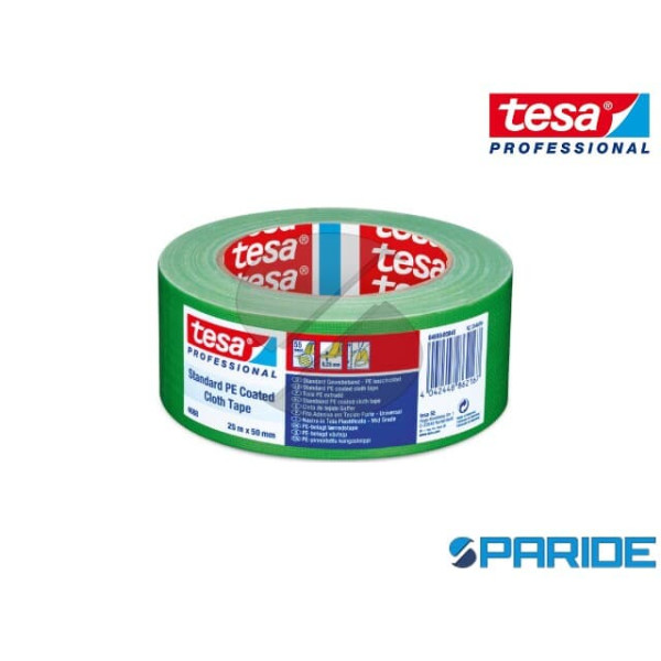 NASTRO TELATO 25MT X 50MM VERDE 4688 TESA