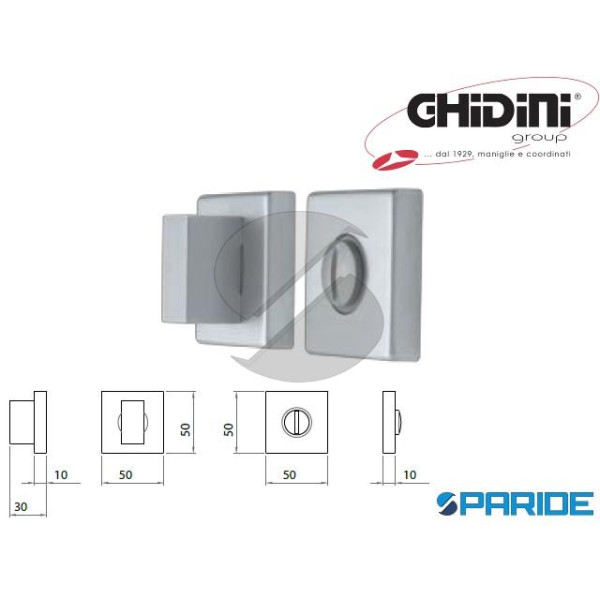 NOTTOLINO WC 50 MM 77472658033 GHIDINI PORTE BAGNO...