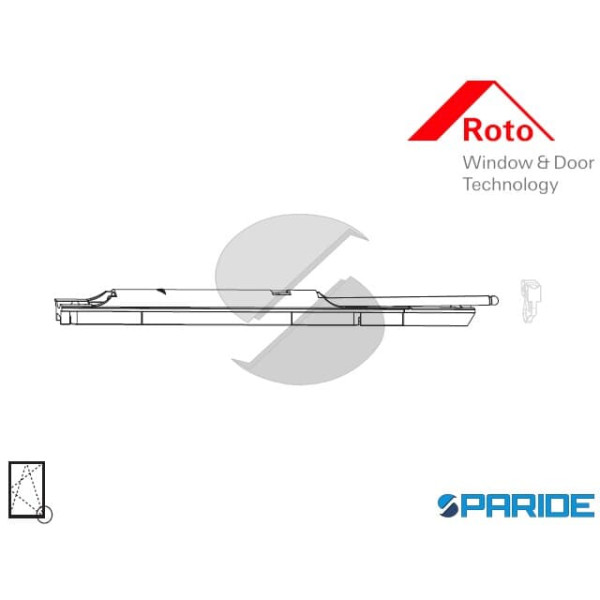 PARTE TELAIO ASTA DI SOSTEGNO 2005293 ROTO NX