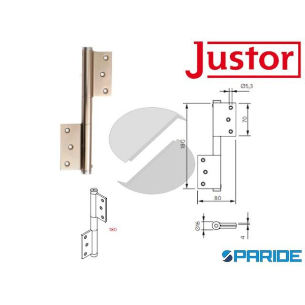 PERNO A MOLLA SEMPLICE AZIONE MP 180 F6 JUSTOR 571...