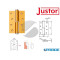 PERNO A MOLLA SEMPLICE AZIONE PM 120 R DX ORO JUSTOR 5254 02